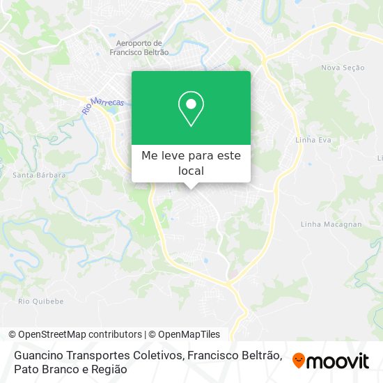 Guancino Transportes Coletivos mapa
