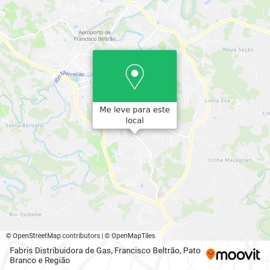 Fabris Distribuidora de Gas mapa