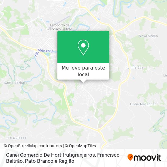 Canei Comercio De Hortifrutigranjeiros mapa