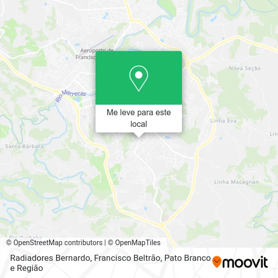 Radiadores Bernardo mapa