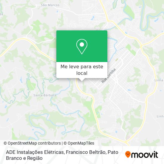 ADE Instalações Elétricas mapa