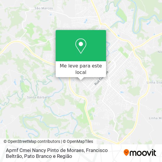Apmf Cmei Nancy Pinto de Moraes mapa
