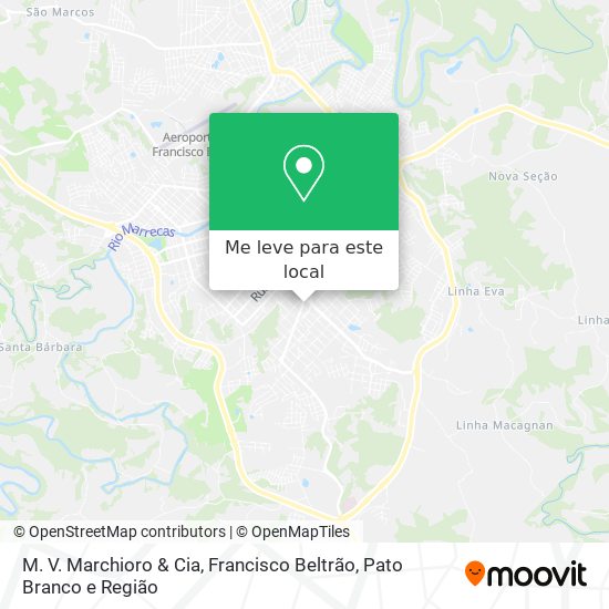M. V. Marchioro & Cia mapa