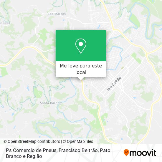 Ps Comercio de Pneus mapa