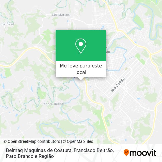 Belmaq Maquinas de Costura mapa
