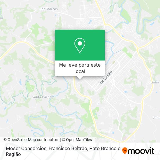 Moser Consórcios mapa