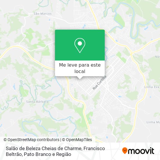 Salão de Beleza Cheias de Charme mapa