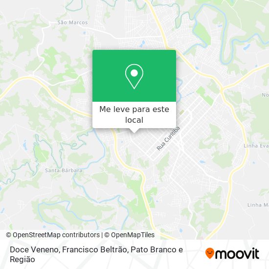 Doce Veneno mapa
