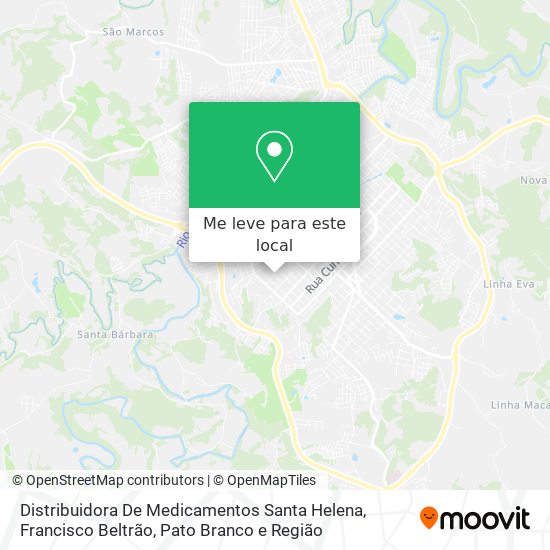 Distribuidora De Medicamentos Santa Helena mapa
