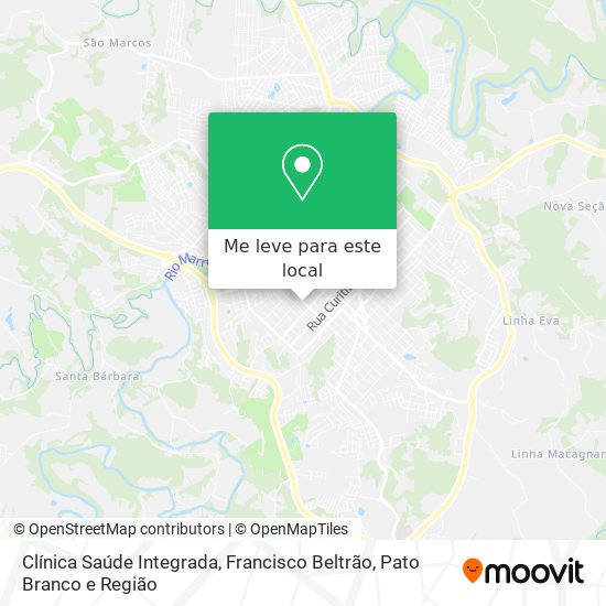 Clínica Saúde Integrada mapa