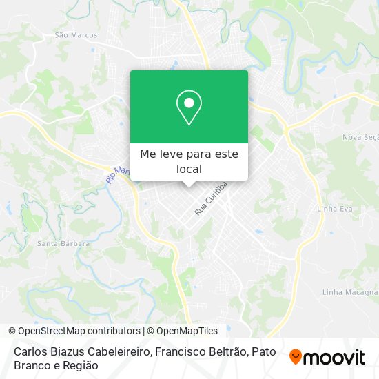 Carlos Biazus Cabeleireiro mapa