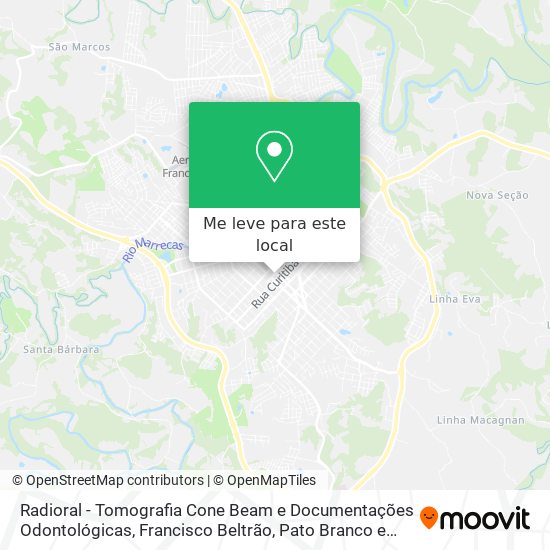 Radioral - Tomografia Cone Beam e Documentações Odontológicas mapa