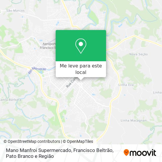 Mano Manfroi Supermercado mapa