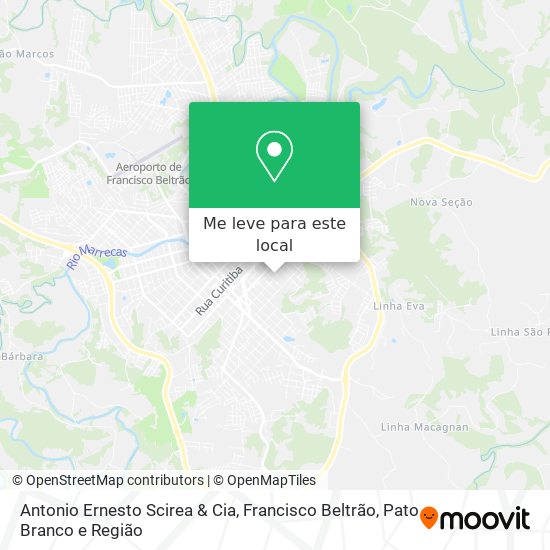 Antonio Ernesto Scirea & Cia mapa