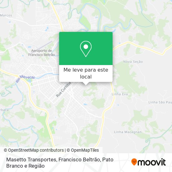 Masetto Transportes mapa
