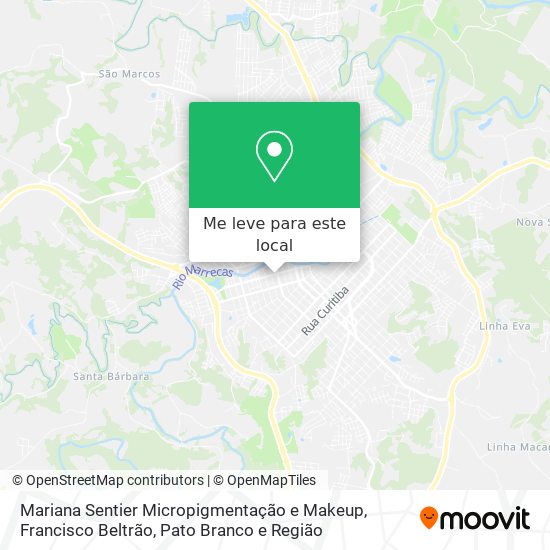 Mariana Sentier Micropigmentação e Makeup mapa