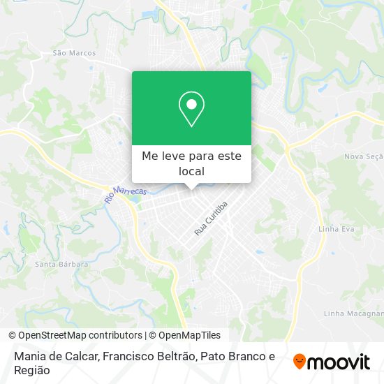 Mania de Calcar mapa