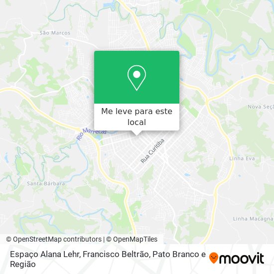 Espaço Alana Lehr mapa