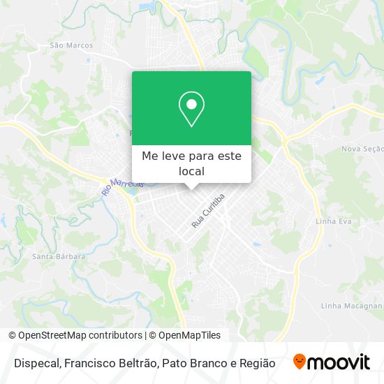 Dispecal mapa