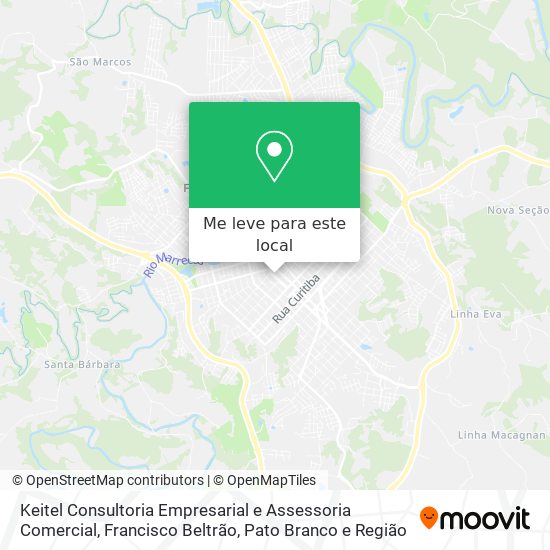 Keitel Consultoria Empresarial e Assessoria Comercial mapa