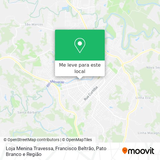 Loja Menina Travessa mapa