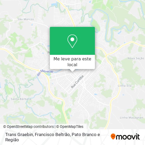 Trans Graebin mapa