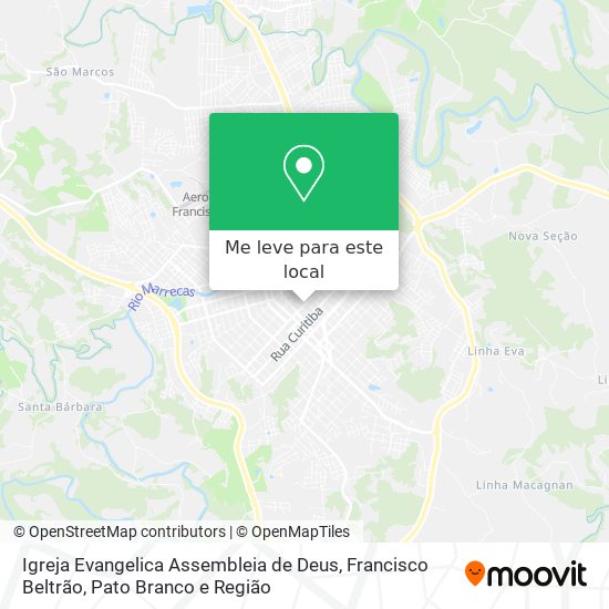 Igreja Evangelica Assembleia de Deus mapa
