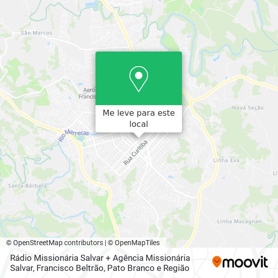 Rádio Missionária Salvar + Agência Missionária Salvar mapa