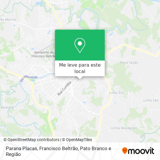 Parana Placas mapa