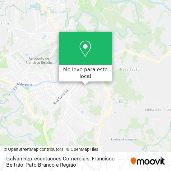 Galvan Representacoes Comerciais mapa