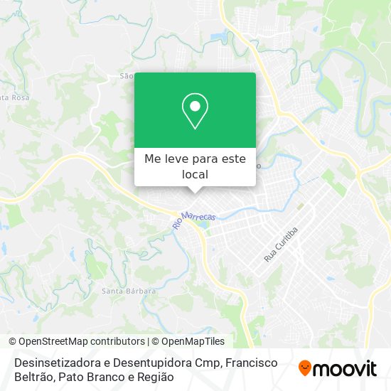 Desinsetizadora e Desentupidora Cmp mapa