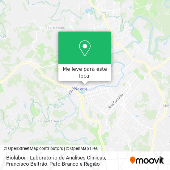 Biolabor - Laboratório de Análises Clínicas mapa