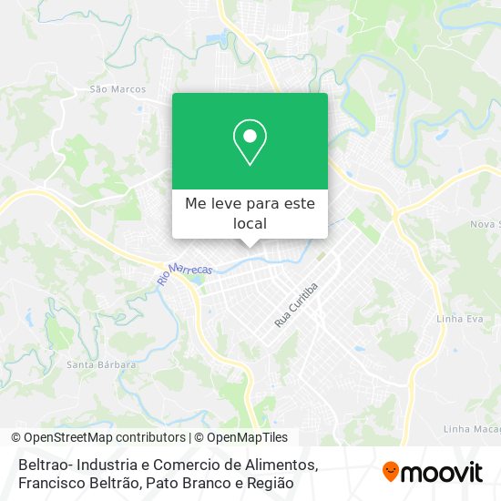 Beltrao- Industria e Comercio de Alimentos mapa