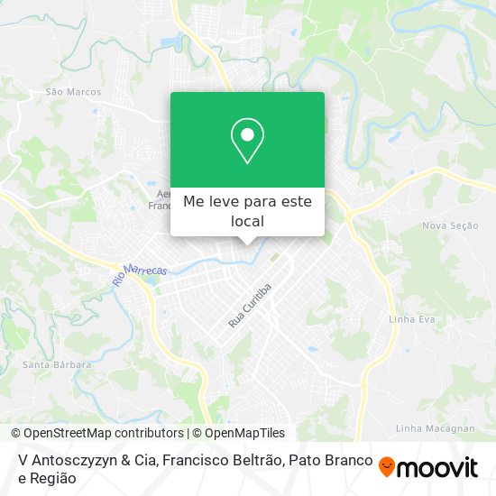 V Antosczyzyn & Cia mapa