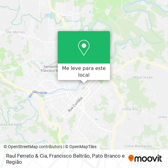 Raul Ferreto & Cia mapa