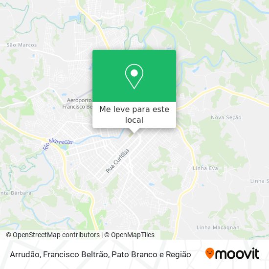 Arrudão mapa