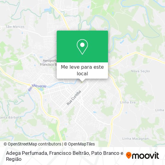 Adega Perfumada mapa