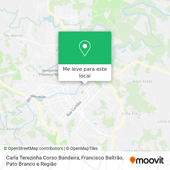 Carla Terezinha Corso Bandeira mapa