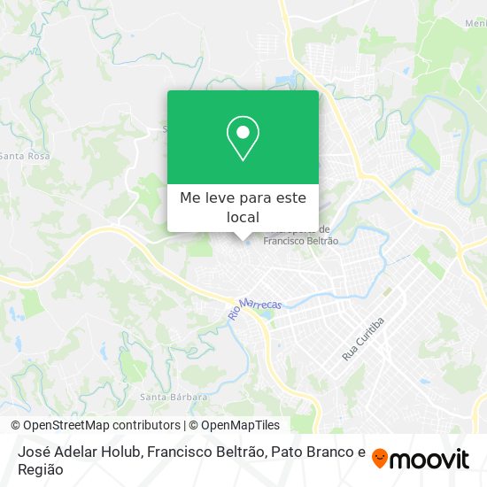 José Adelar Holub mapa