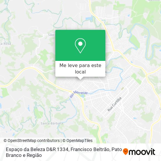 Espaço da Beleza D&R 1334 mapa