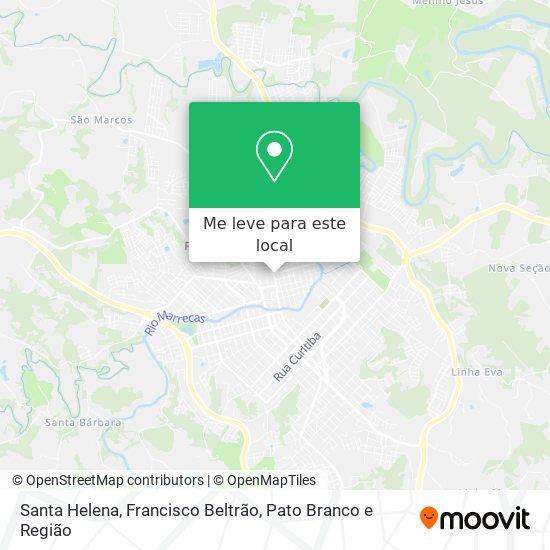 Santa Helena mapa