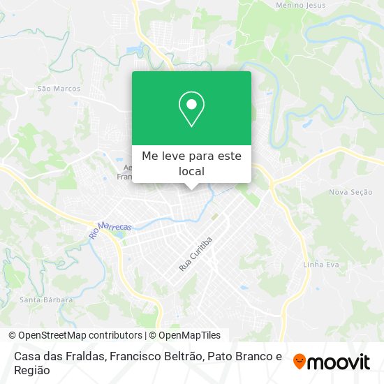 Casa das Fraldas mapa