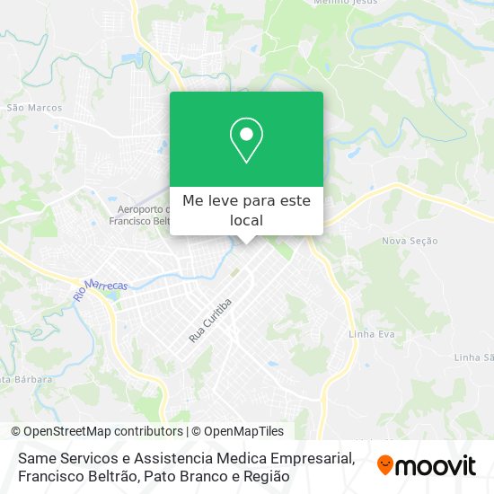 Same Servicos e Assistencia Medica Empresarial mapa