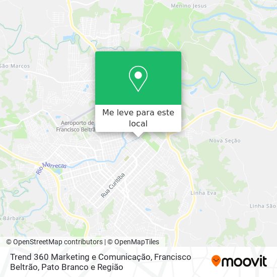Trend 360 Marketing e Comunicação mapa