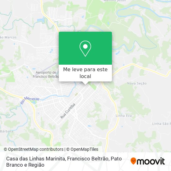 Casa das Linhas Marinita mapa