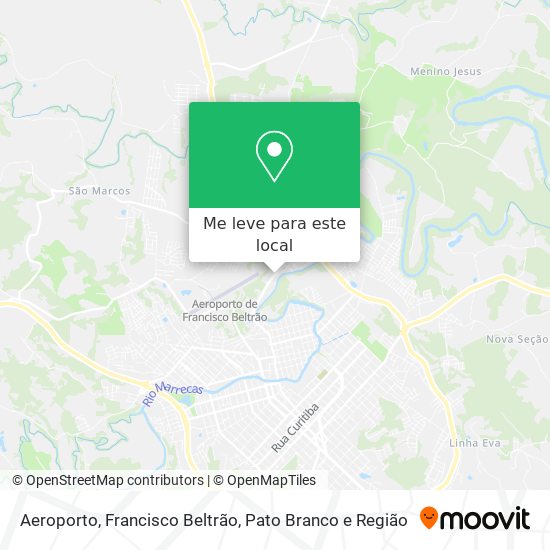 Aeroporto mapa