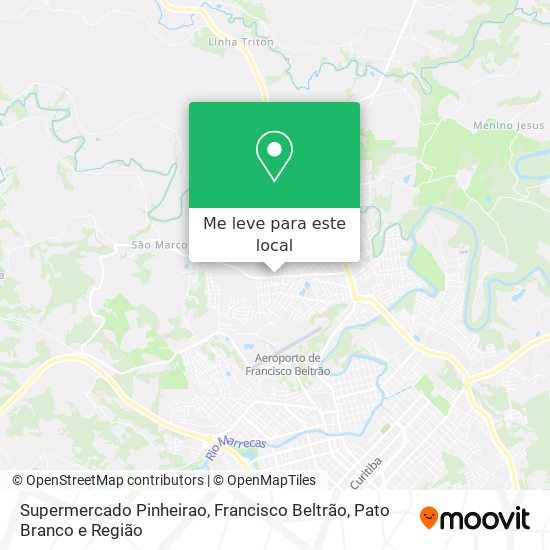 Supermercado Pinheirao mapa