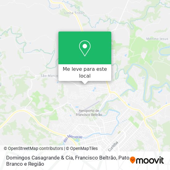 Domingos Casagrande & Cia mapa
