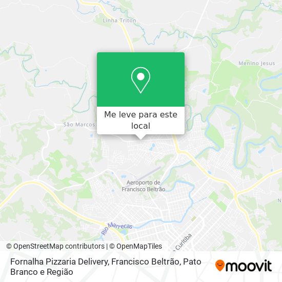 Fornalha Pizzaria Delivery mapa