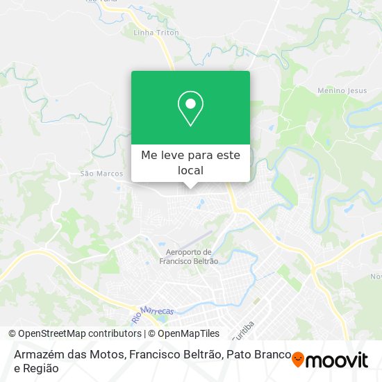 Armazém das Motos mapa
